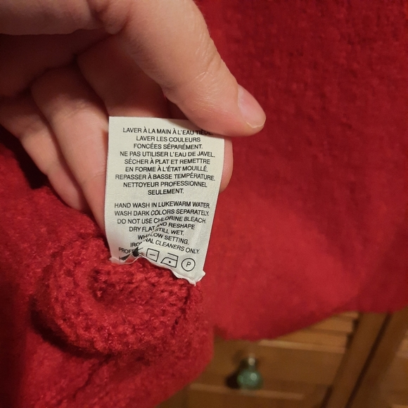 mart Set Dark Red Super Soft Turtleneck - Picture 5 of 6